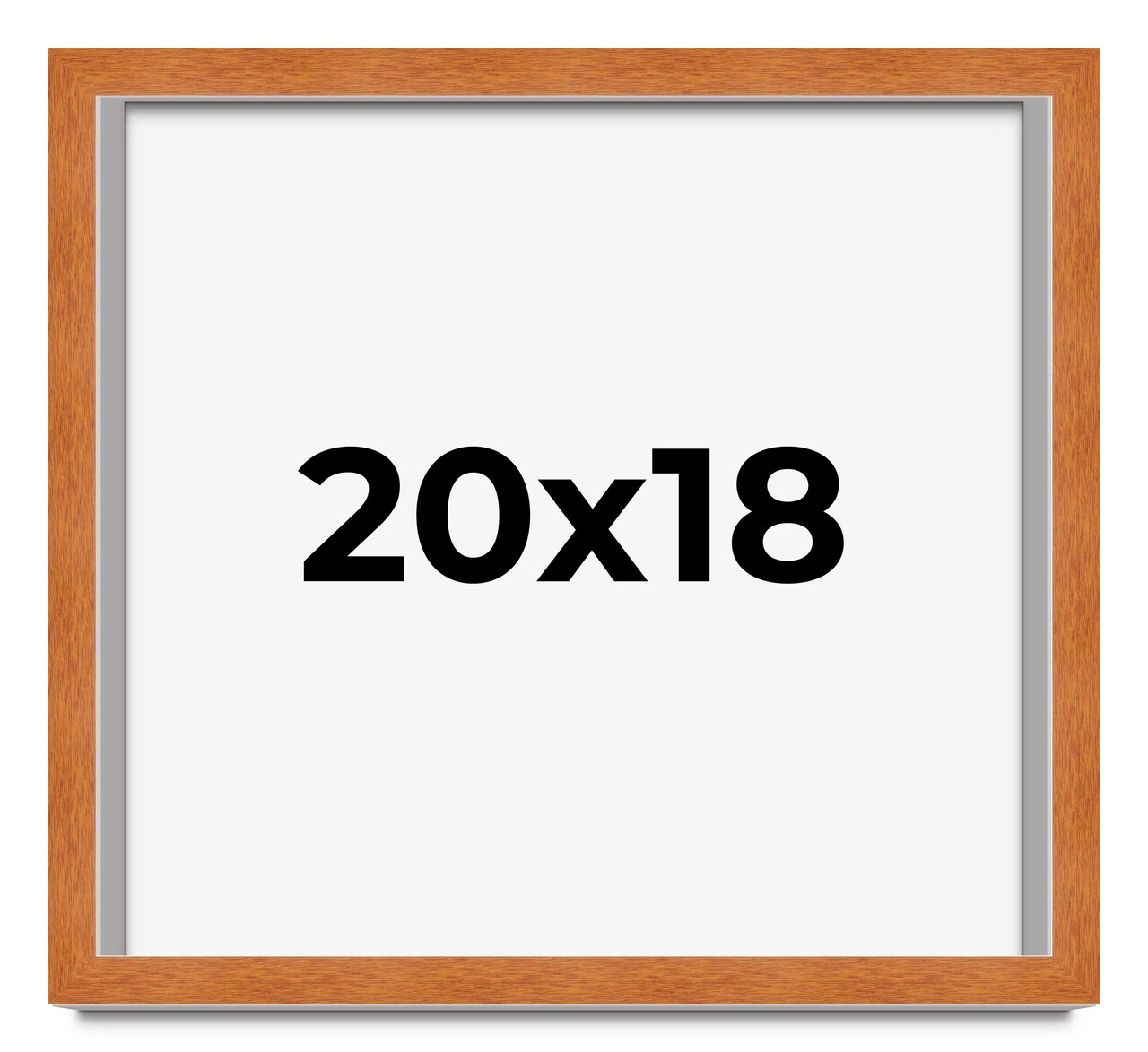 18x20 Classic Picture Frame with UV-Resistant Acrylic & Acid Free Backing, Available in 4 Finishes - Black, Brown, Gold, and Silver